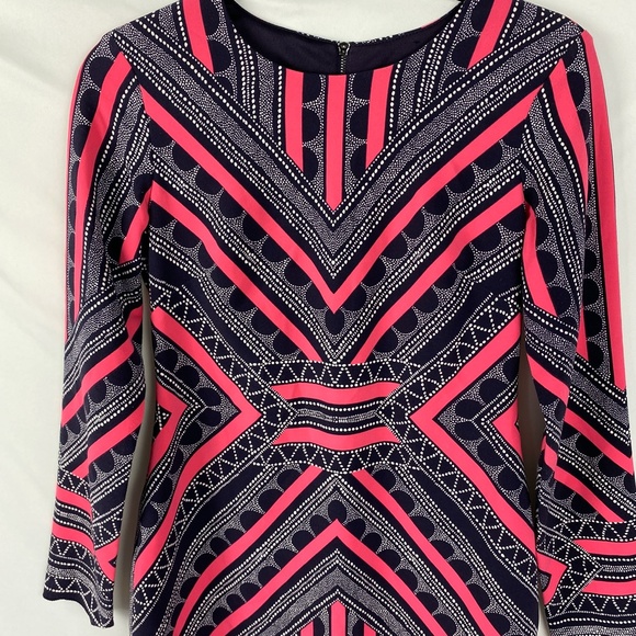 Vince Camuto Sheath Dress Size 6 Dark Purple Pink - Picture 5 of 6
